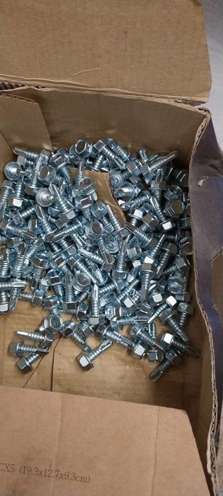 Parafusos Autoperfurantes Sextavado, de Aço Zincado