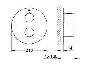 Bateria Prysznicowa Termostatyczna Grohe Grohtherm 3000 Cosmopolitan