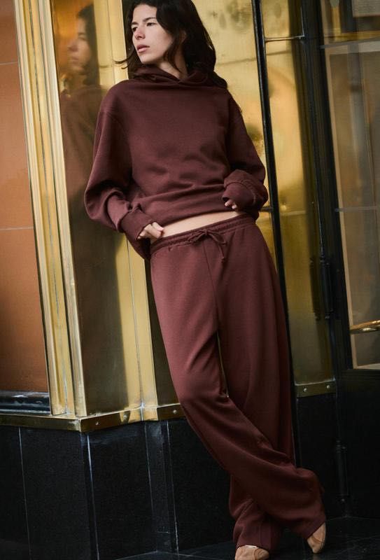 Спортивні штани Straight-leg Zara XL нюанс
