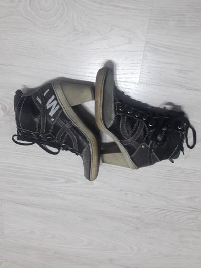 Marco Tozzi botki skórzane vintage 38