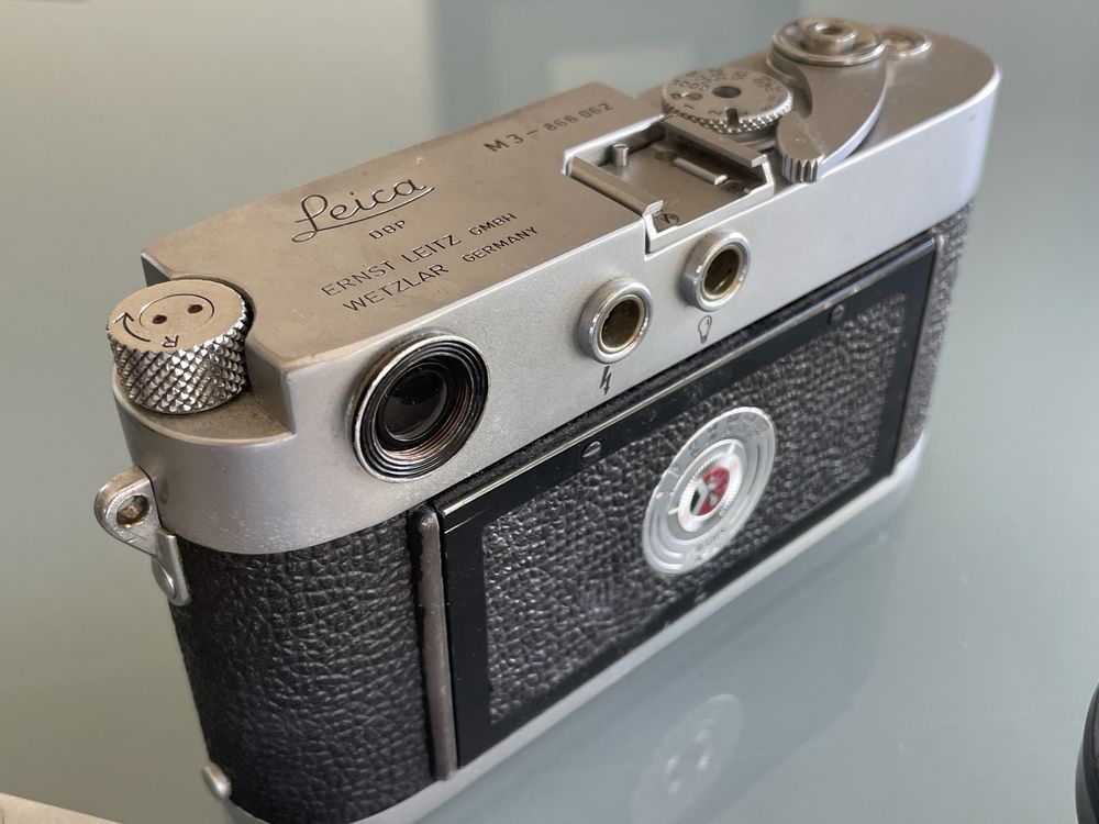 Leica M3 Double Stroke com 3 lentes