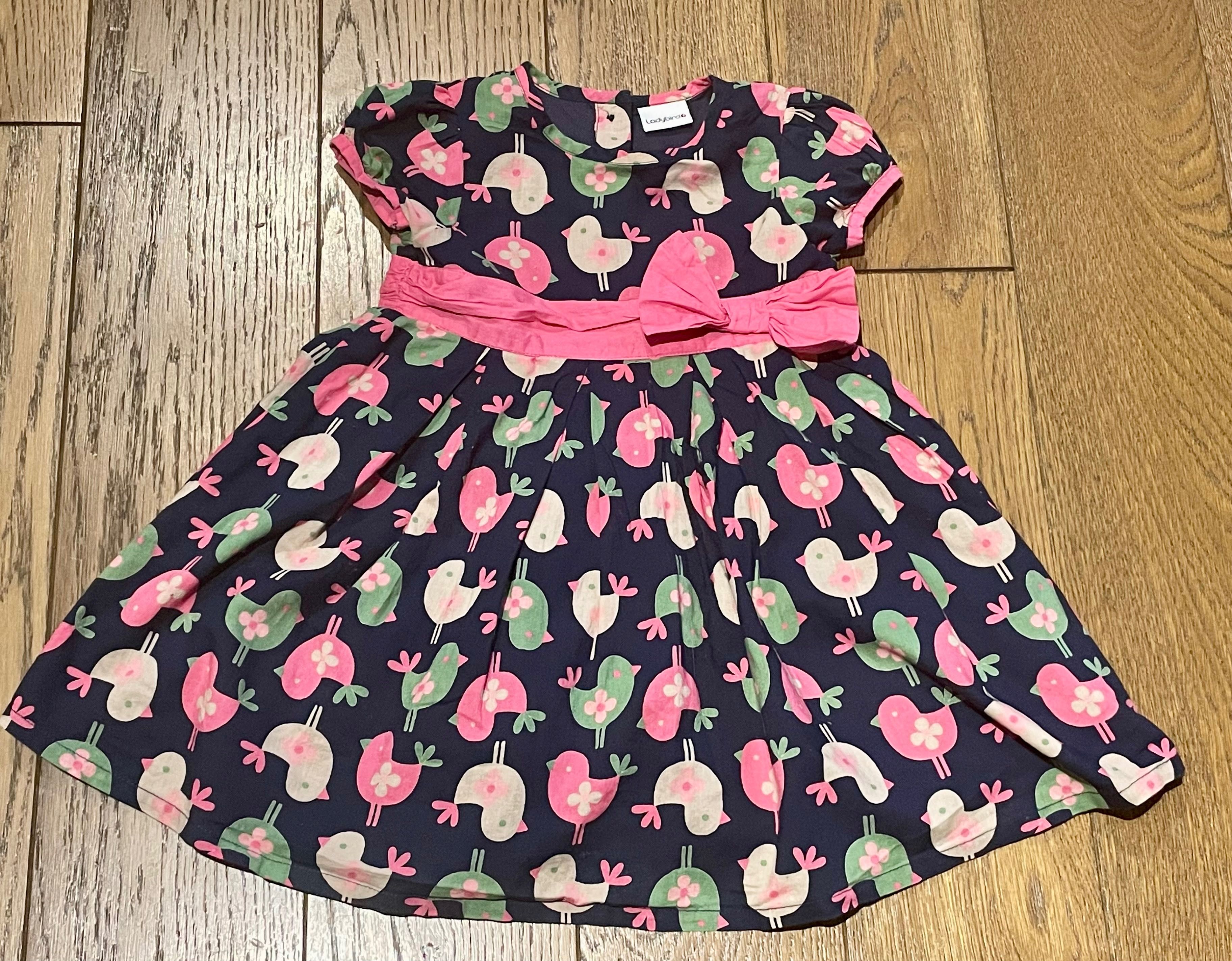 Sukienka wielkanocna ladybird 12-18 w kurczaczki na Wielkanoc