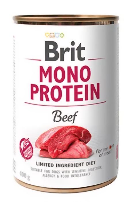 24x400g Brit Mono Protein Wołowina Hipoalergiczna bez ZBÓŻ 
Wysokiej j