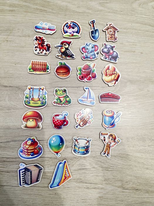 Дерев'яні фігурки для артикуляційної гімнастики