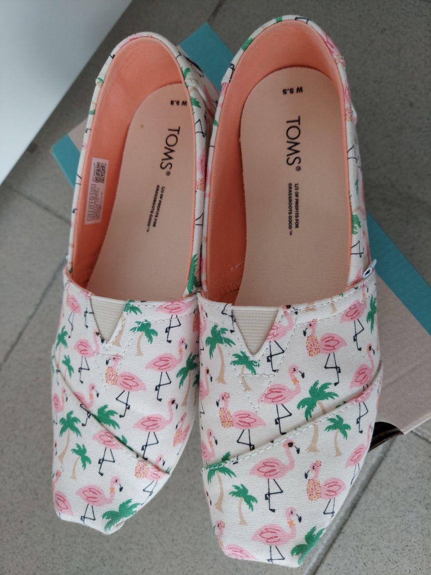 Buty Toms Alpargata Flamingos Print roz 36