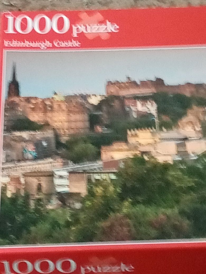 Puzzle zamek w Edinburgh 1000