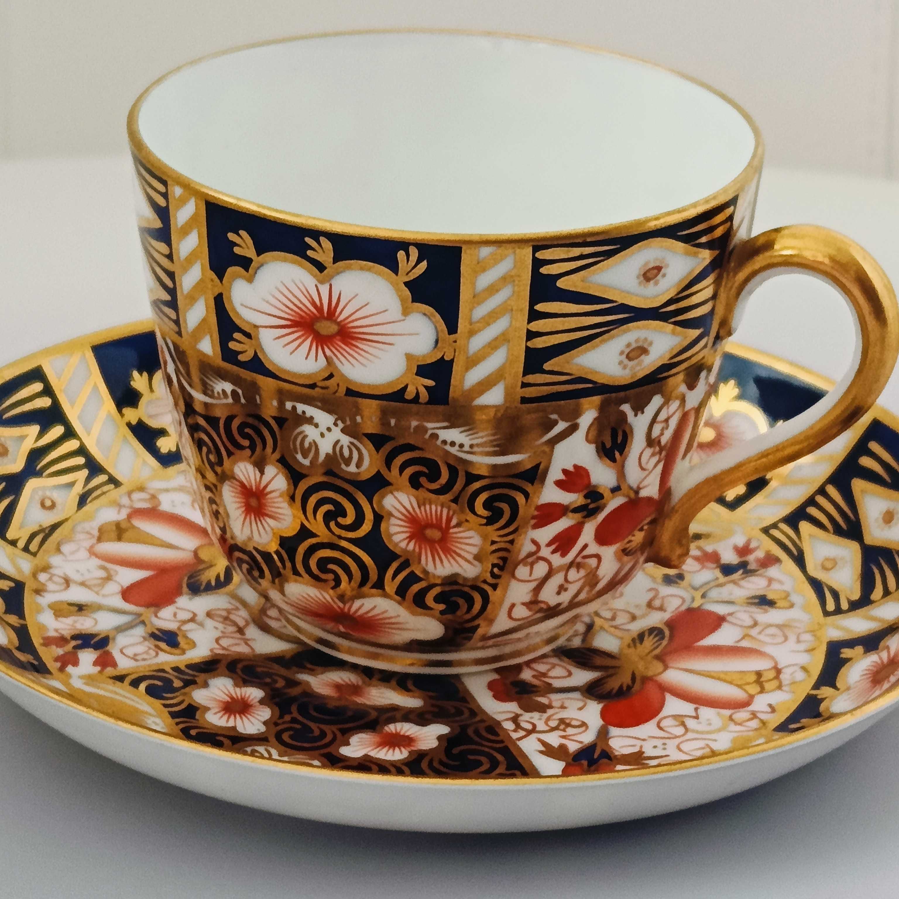 **KULTOWA**porcelana filiżanka Royal Crown Derby 1920+