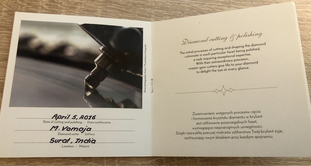 Pierścionek zaręczynowy rozmiar 11 APART
