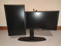 2 monitores Dell + suporte