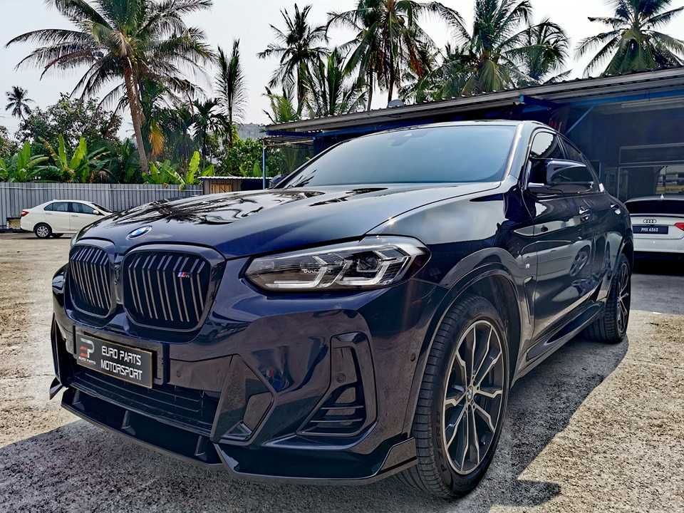 Решетка радиатора BMW X3 G01 \ X4 G02 LCI (2021+) тюнинг ноздрі