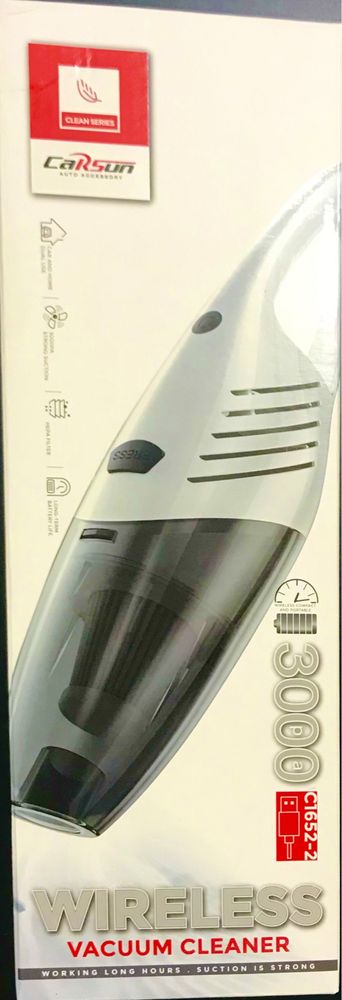 Mini Aspirador Sem Fios Carrega USB (Novo)