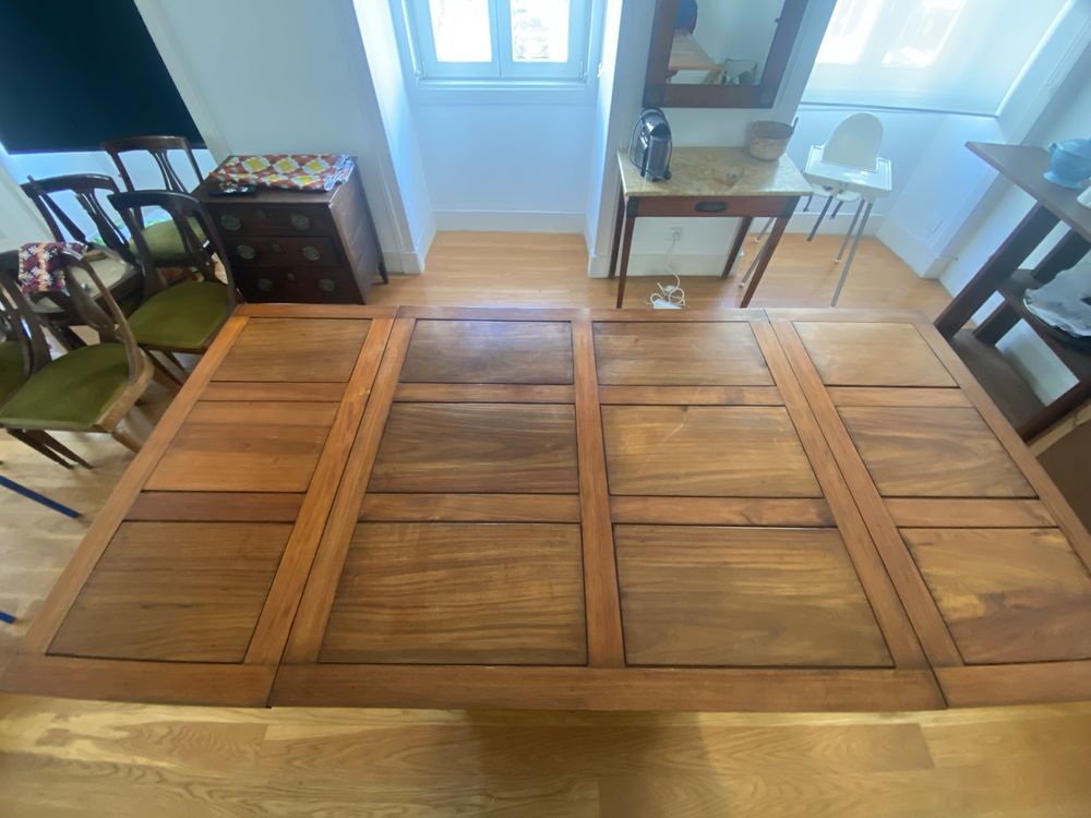 Mesa Arte Nova excelente estado 10 pessoas
