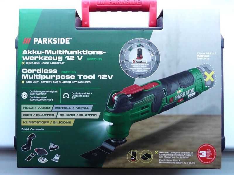 Narzędzie Wielofunkcyjne Bezprzewodowe Parkside 12V
