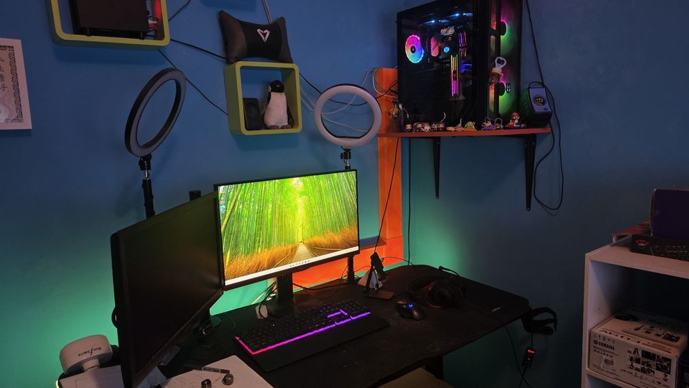 PC Gaming Completo + 2 Monitores + Periféricos