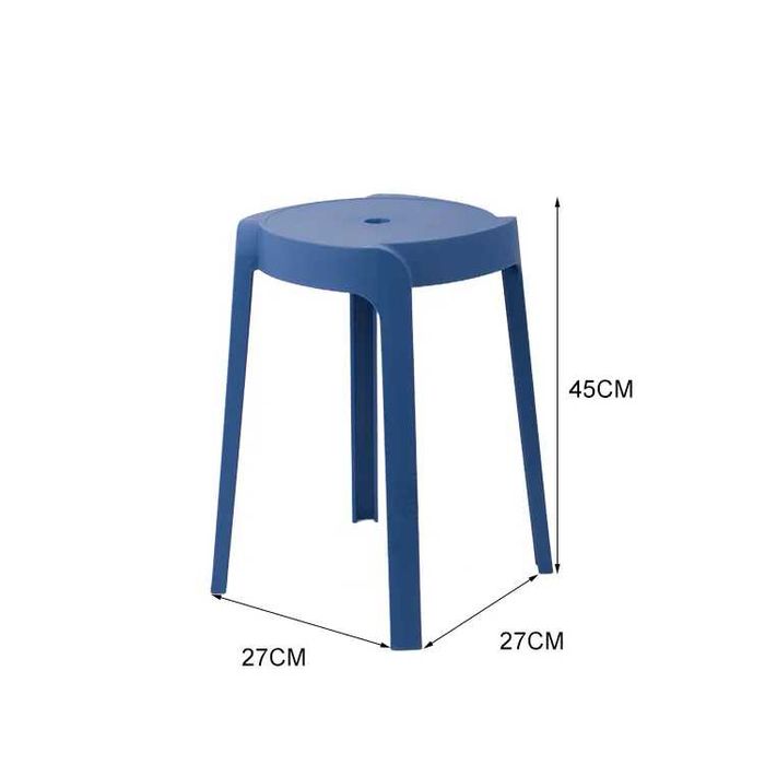 Kolorowy taboret - stołek - nowoczesny design - 45 cm x 27cm