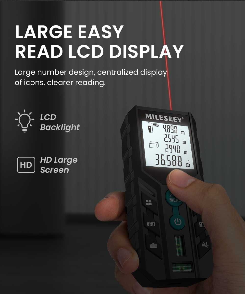 Dalmierz laserowy MILESEEY D2 40M