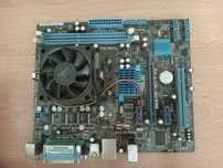 Asus M5A78L-M LX (sAM3+) + AMD Athlon II X2 4400e + кулер