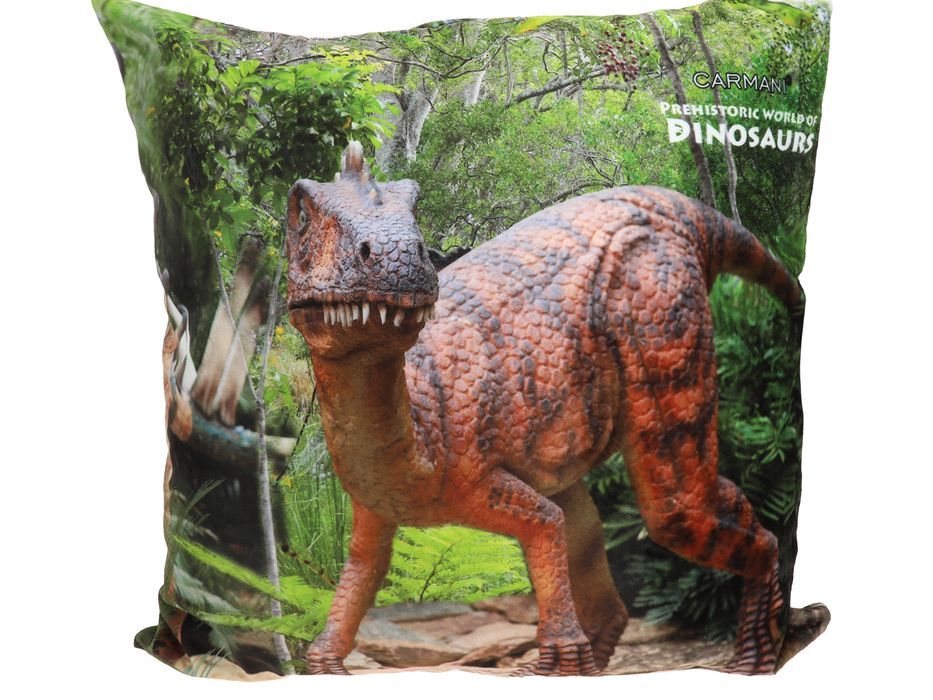 Poduszka z wypełnieniem/suwak - Prehistoric World of Dinosaurs CARMANI