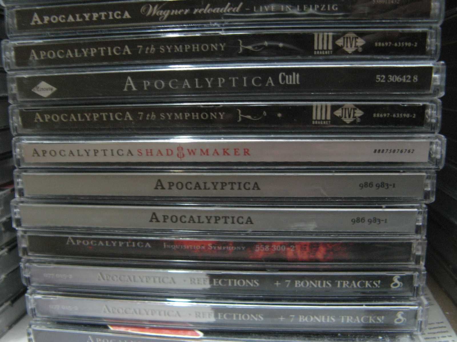 CD Apocalyptica, Angra, U.D.O, Helloween, Bon Jovi, Blackmore’s Night