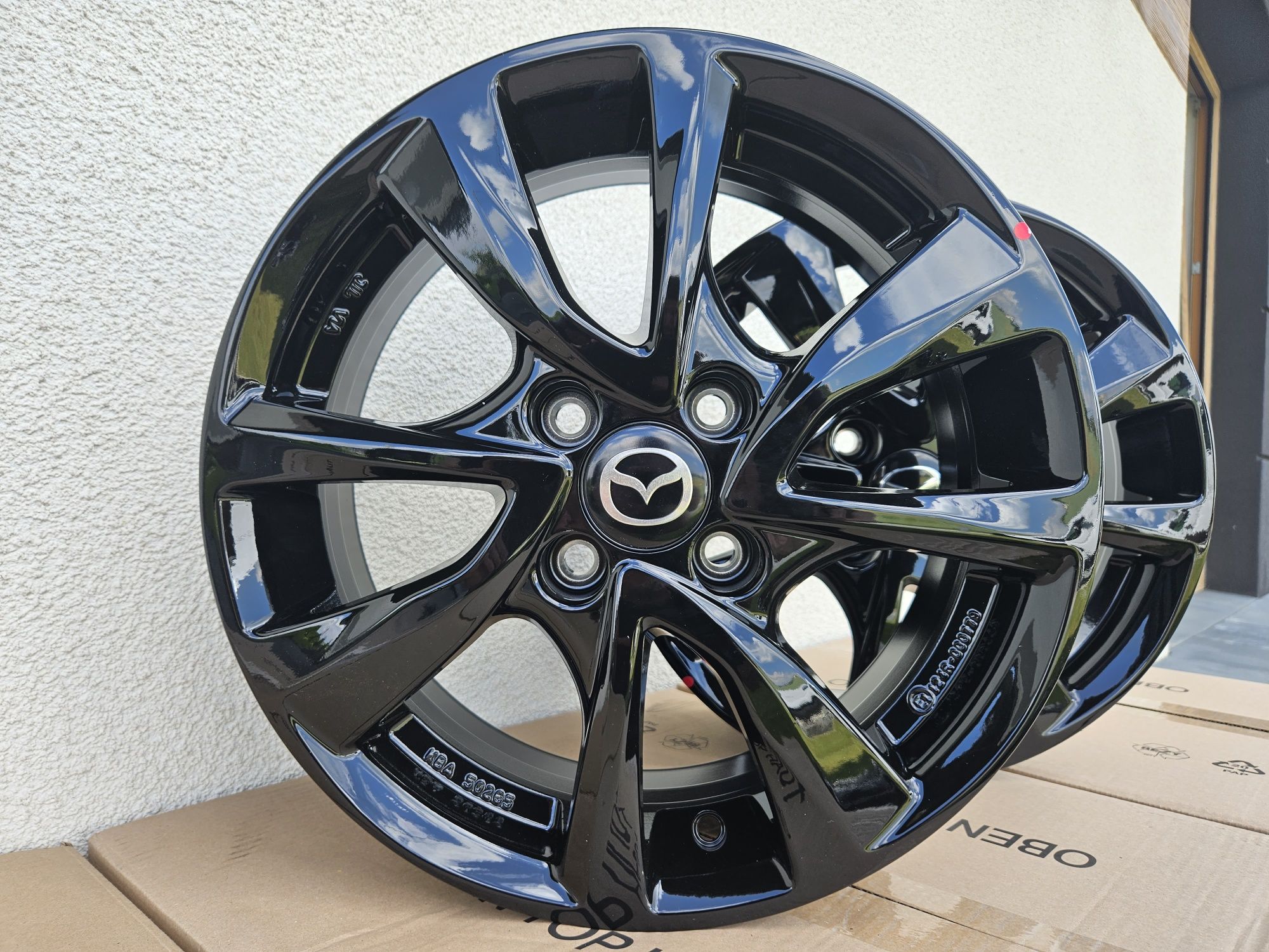 Mazda 2 Felgi 15 " Nowe 4x100 Czarne Alufelgi ET40