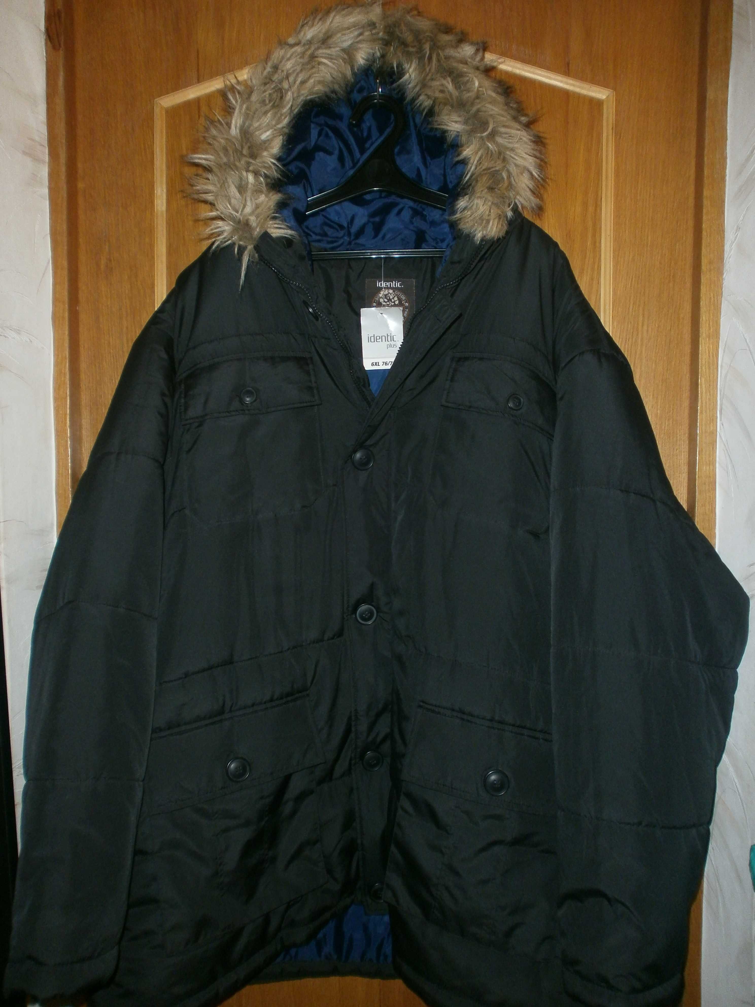 Большой размер. Куртка парка Identic, разм. 6XL, наш 70+. ПОГ-86 см