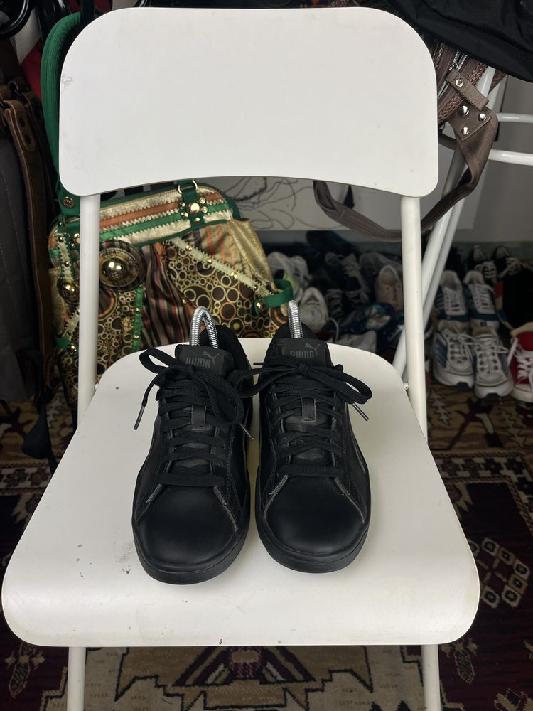 Buty Puma Smash V2 Leather Black Shoes