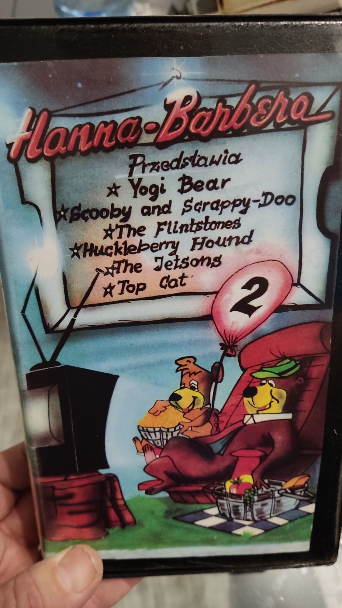 Hanna -Barbera 2 kaseta VHS bajki