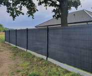Siatka cieniująca 1,5x25m maskująca 90% osłona mata na ogrodzenie płot