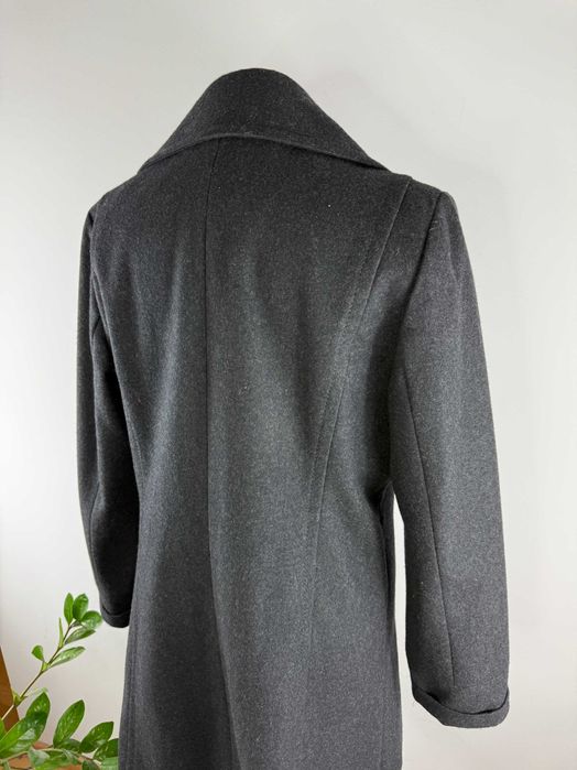 Grafitowy wełniany płaszcz kurtka Nine West rozmiar M