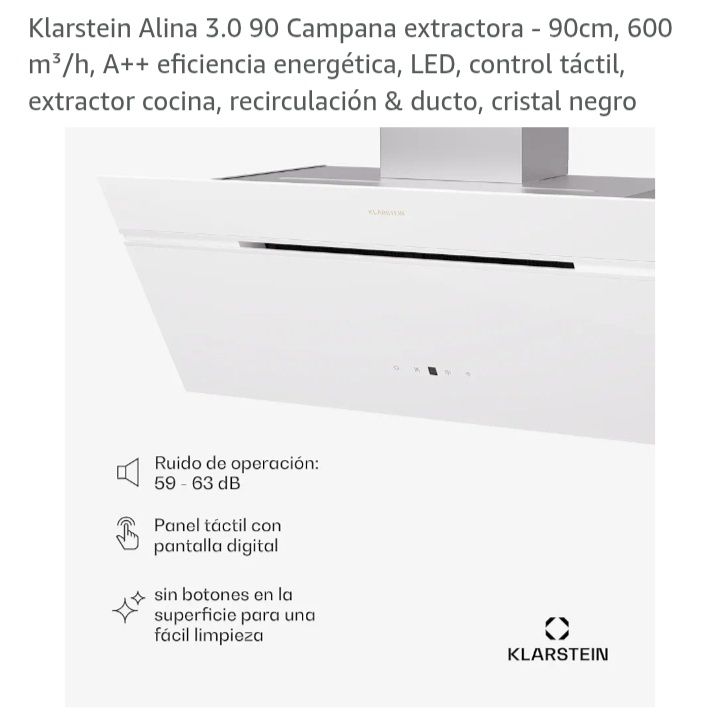 Exaustor novo Klarstein