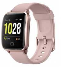 Willful SW025 smartwatch GPS IP68 tętno sen kroki kalorie różowy