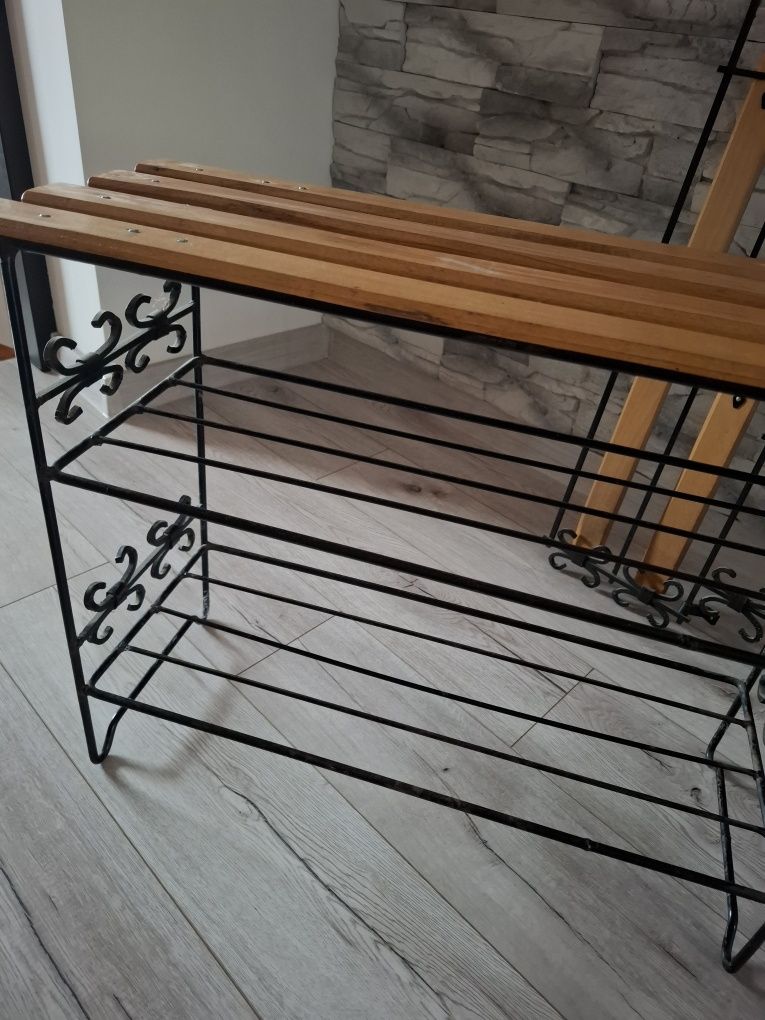Wieszak do przedpokoju + półka na buty