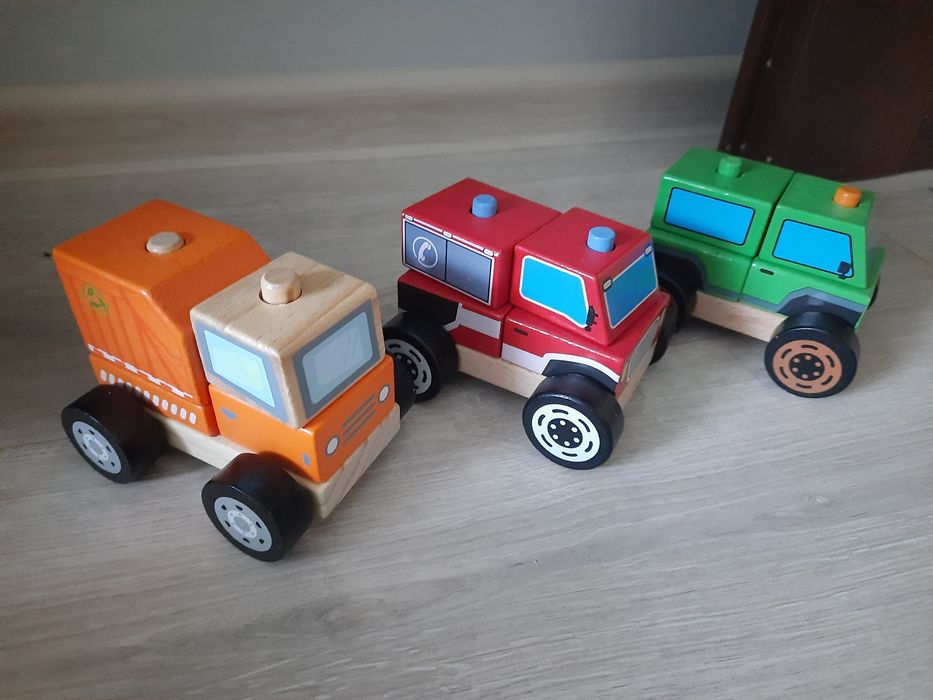 Drewniane autka Trefl