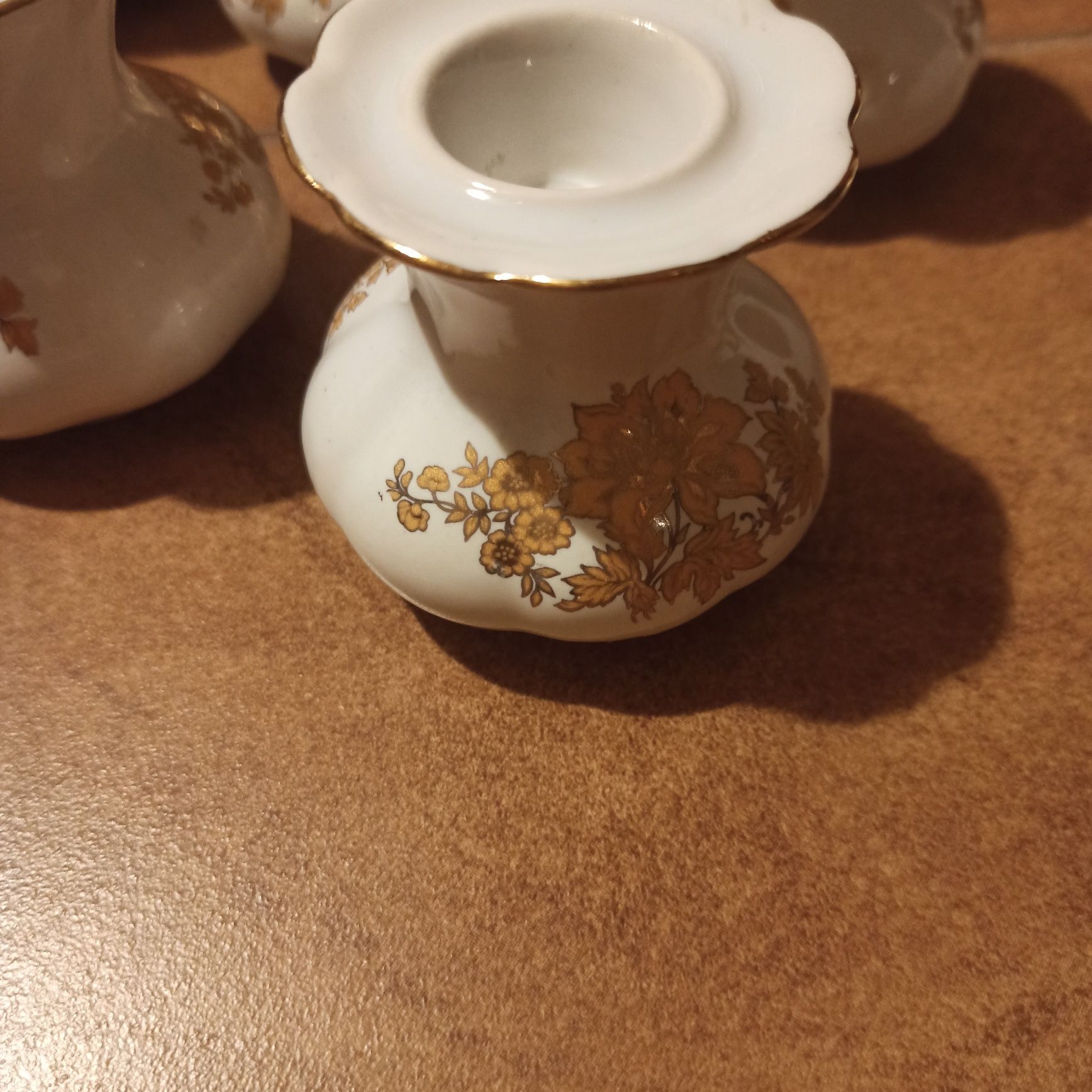 Zestaw świeczników porcelanowy Chodzież