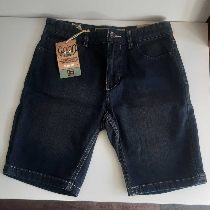 Calções Ganga Criança Rapaz Shorts Novos Globe Goodstock Slim Fit 12