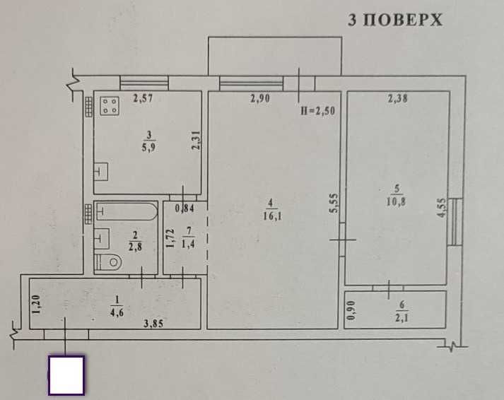 Продам квартиру в районе Говорова -Черняховского