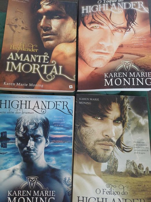 Livros serie "Highlander" de Karen Marie Moning