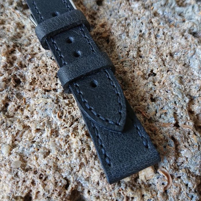 Pasek do zegarka 18 mm ręcznie robiony skóra naturalna handmade