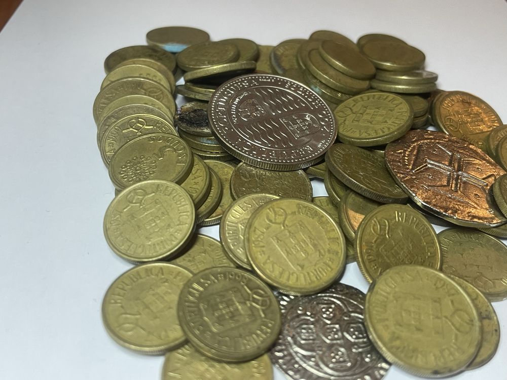 Lote de moedas antigas