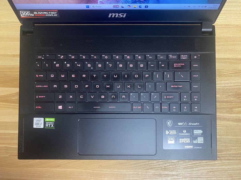 MSI GS66 Stealth | i7 | RTX 2070 Super | 32 gb | 512 gb | FHD 300 Hz