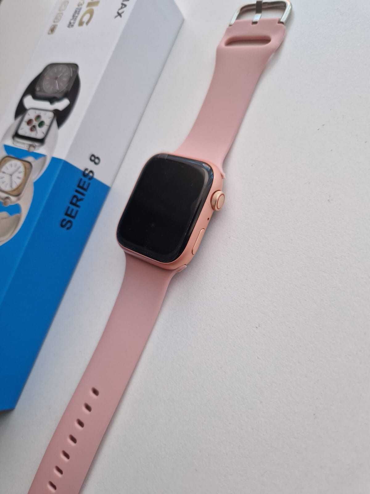 Smartwatch różowy 8
