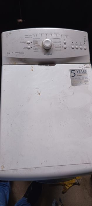Pralka na części, uszkodzone drzwiczki Whirlpool Awe 60110