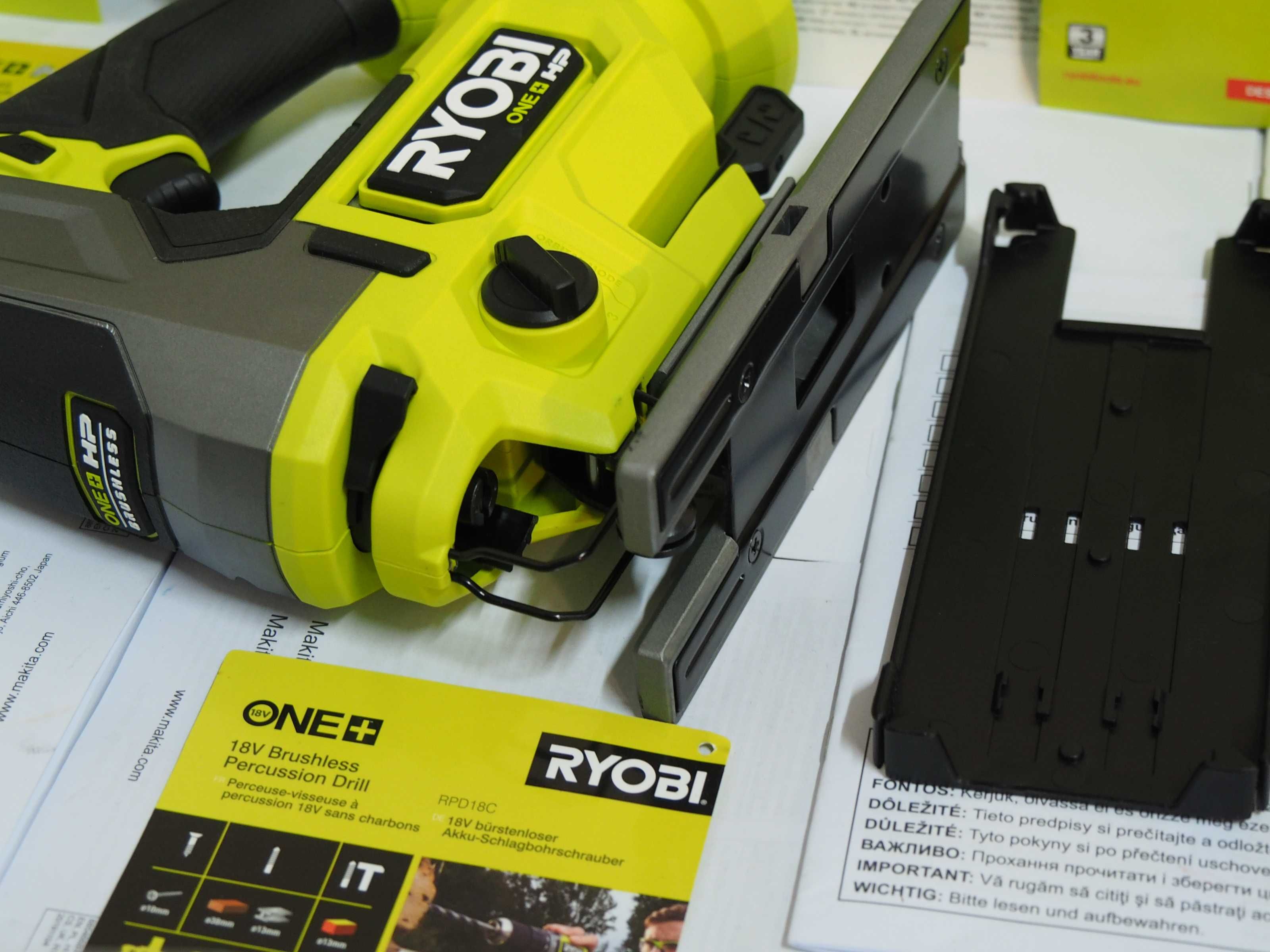 RYOBI RJS 18 X pila wyrzynarka ONE HP bezszczotkowa 18v ciecie 135mm