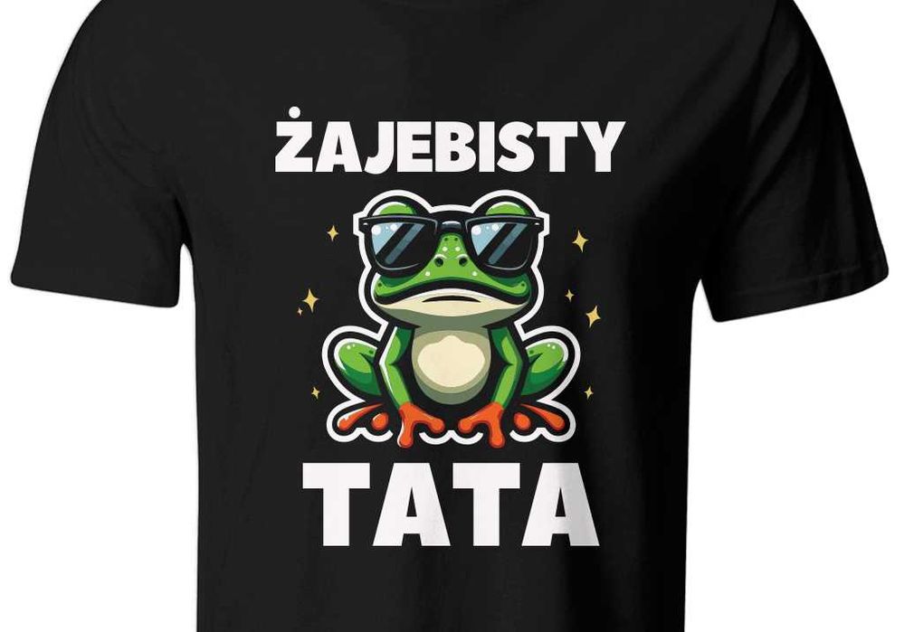Koszulka Żajebisty Tata. Prezent na Dzień Ojca, roz. S-XXL tutaj L