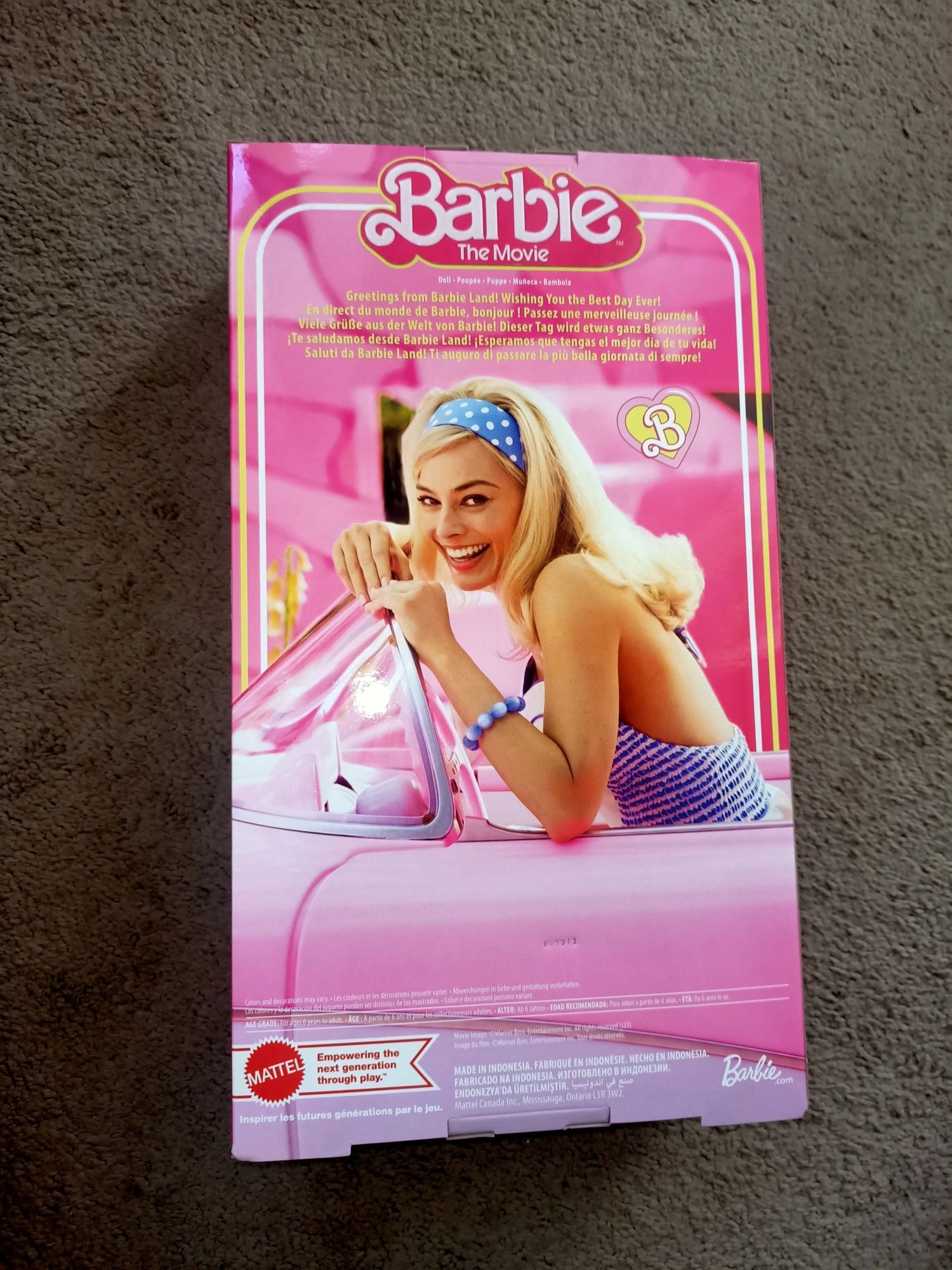 Barbie collector the movie 2023 kowbojka HPK00  NRFB