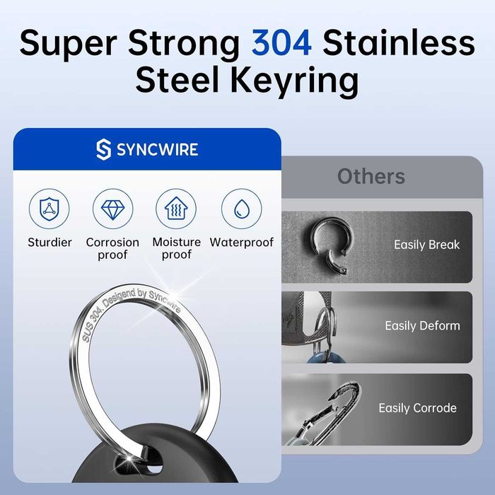 4-pak Etui na Air Tag AirTag odporne na wstrząsy i zarysowania