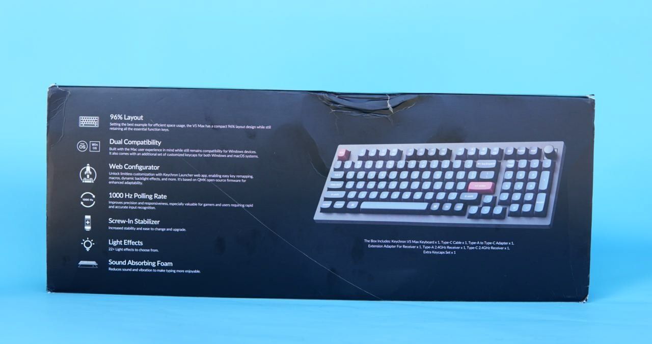 Беспроводная механическая клавиатура Keychron V5 Max QMK/VIA