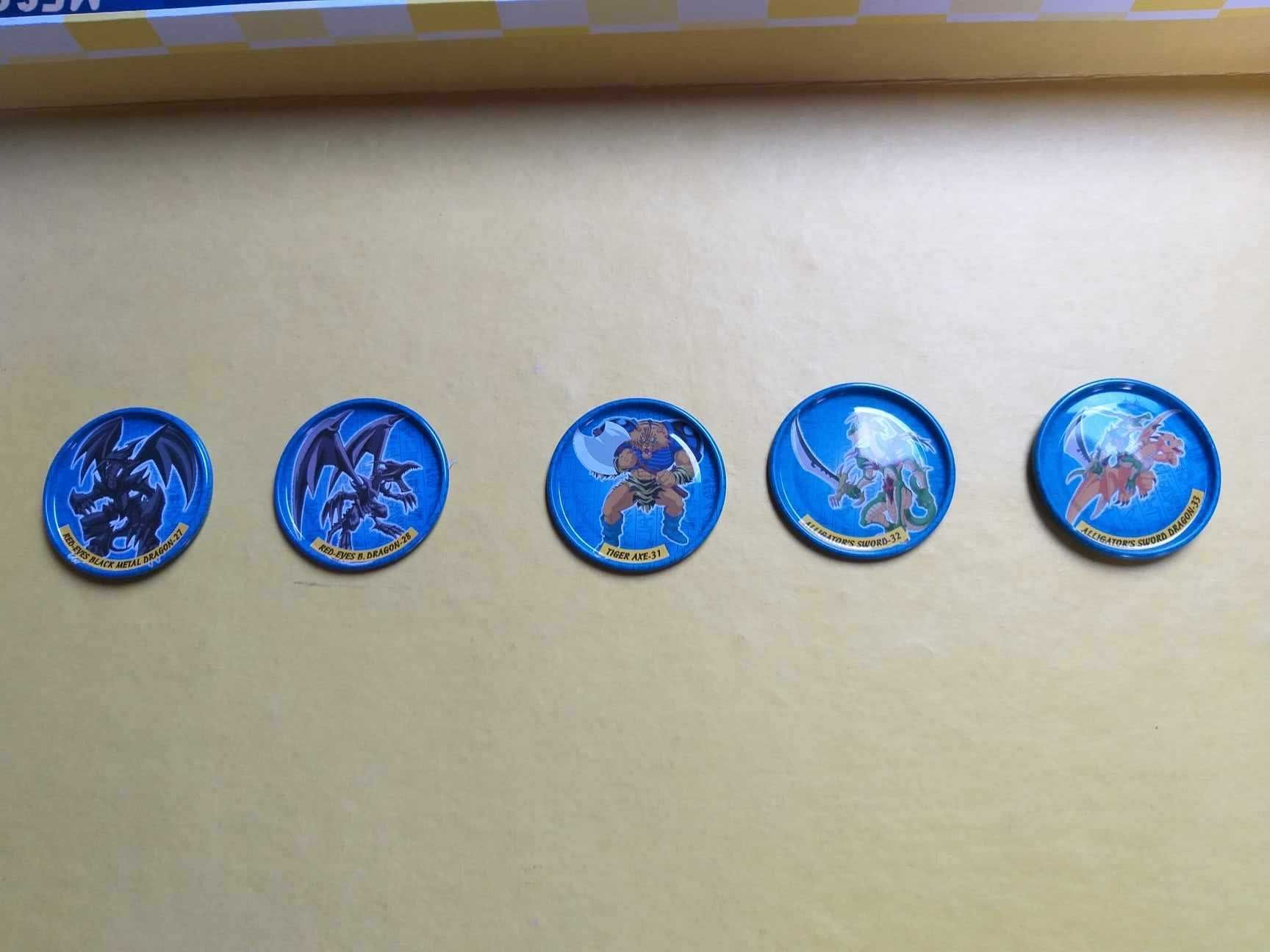 Yu-Gi-Oh metal tazos