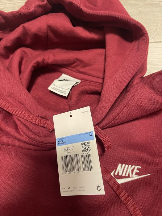 Худі nike club fleece pullover hoodie на флісі найк
