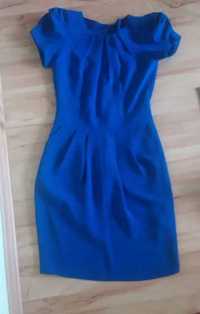 Niebieska sukienka M/L